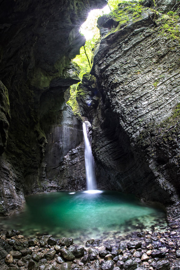 waterfall kozjak triglav national park slovenia photography