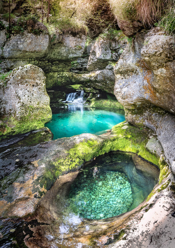 hidden places waterfall slovenia outdoor photography