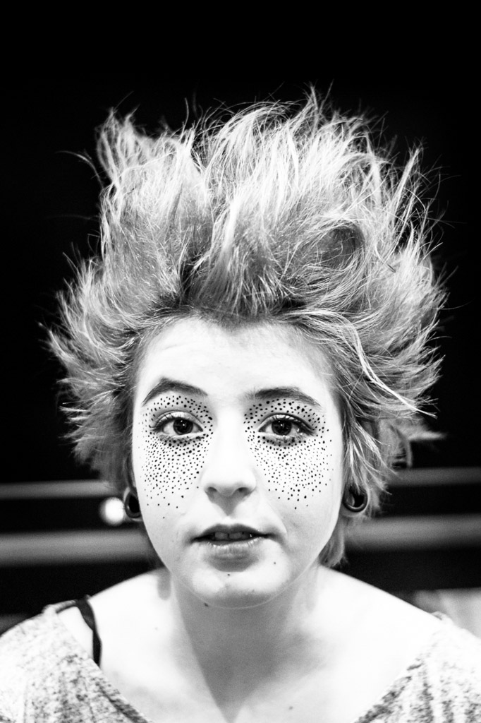 halloween mask woman portrait photography