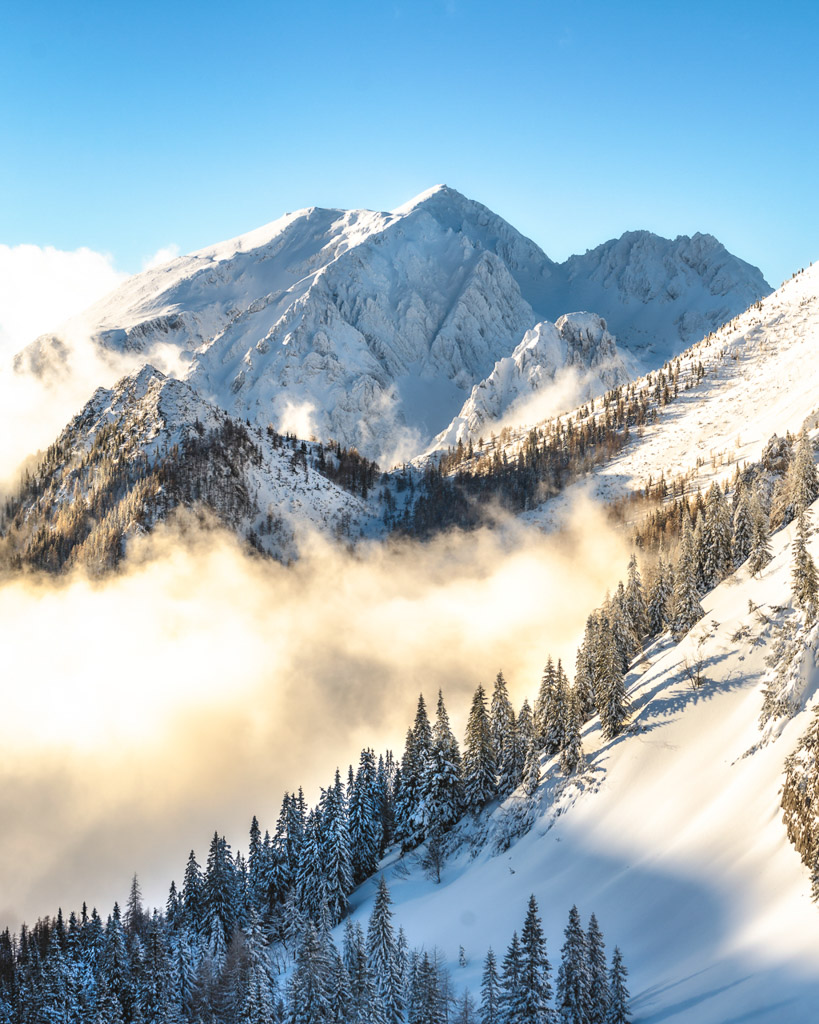 ski touring photographer slovenia mountains