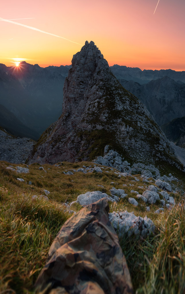 sleeping on top of the mountain watching sunrise photography slovenia